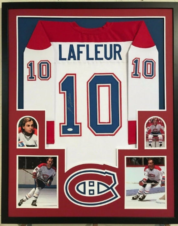 Guy LaFleur Montreal Canadiens Autographed Signed Flowing Hair