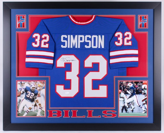 O. J. Simpson Autographed Signed Framed 