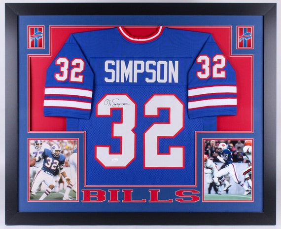 oj simpson autographed jersey