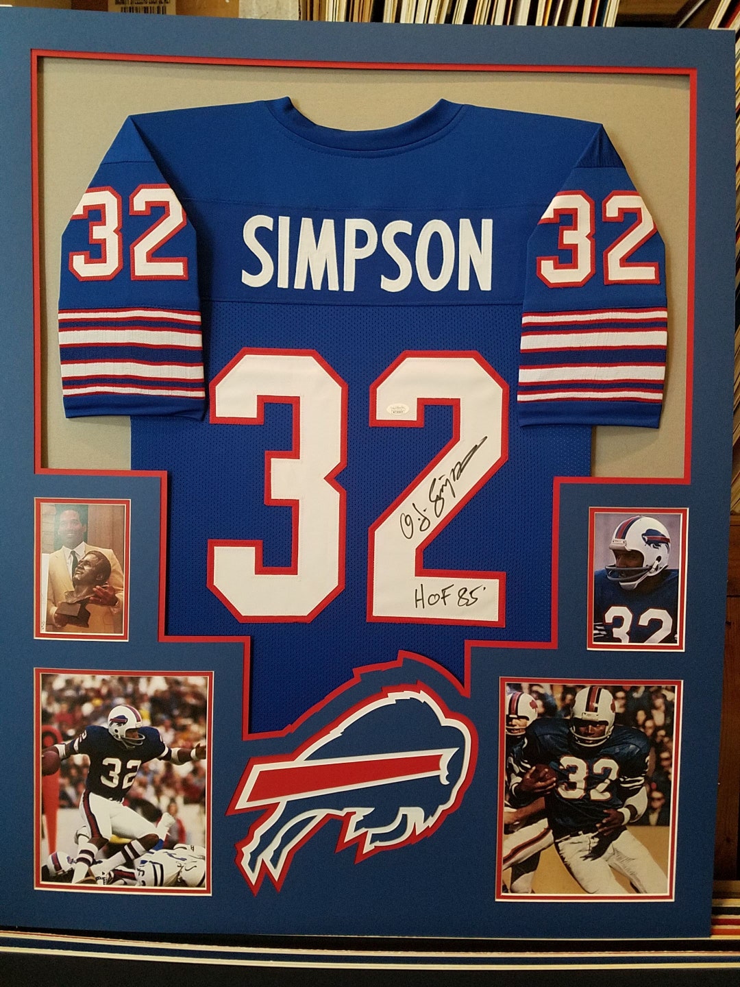 OJ Simpson Autographed SIGNED Jersey - JSA Witnessed Authentic