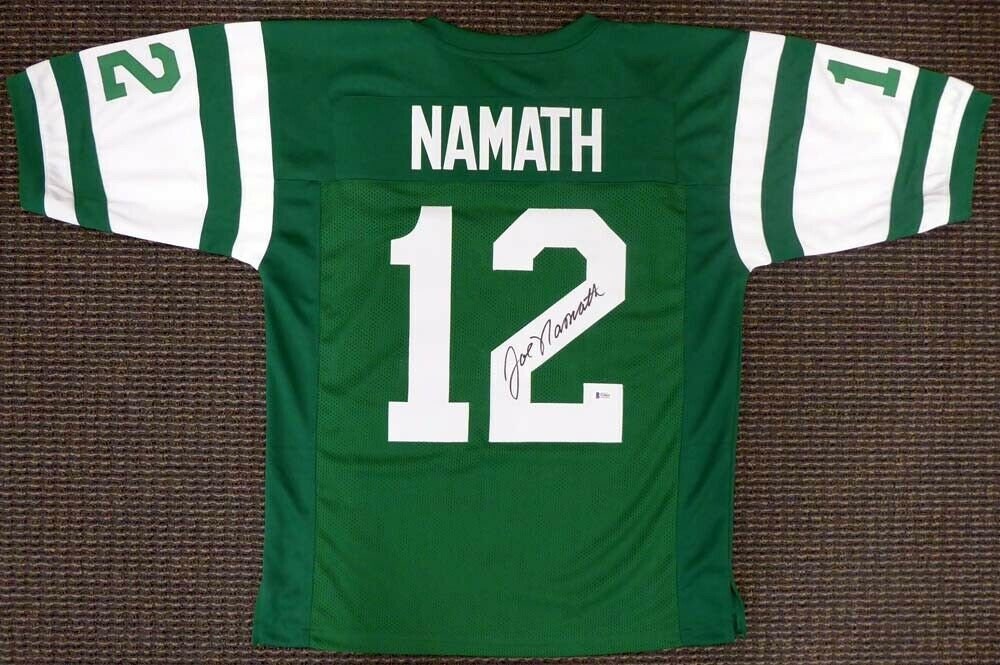 Joe Namath Signed NY Jets F/S Eclipse Speed Authentic Helmet- JSA W *S –  The Jersey Source