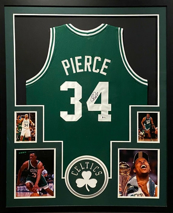 Paul Pierce Autographed Signed Boston Celtics Framed Jersey 