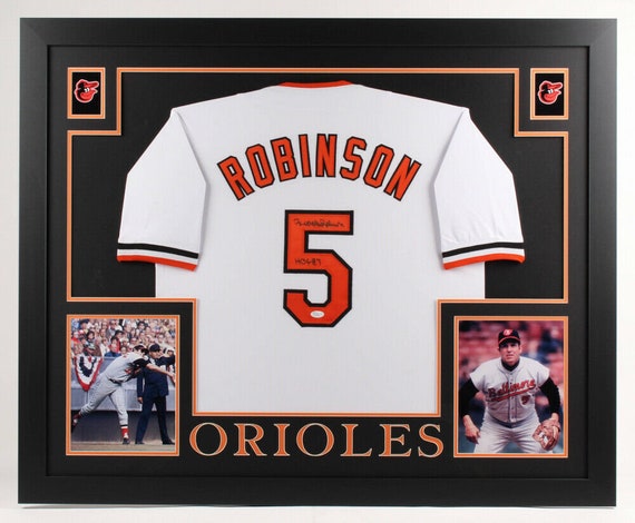 brooks robinson autographed jersey