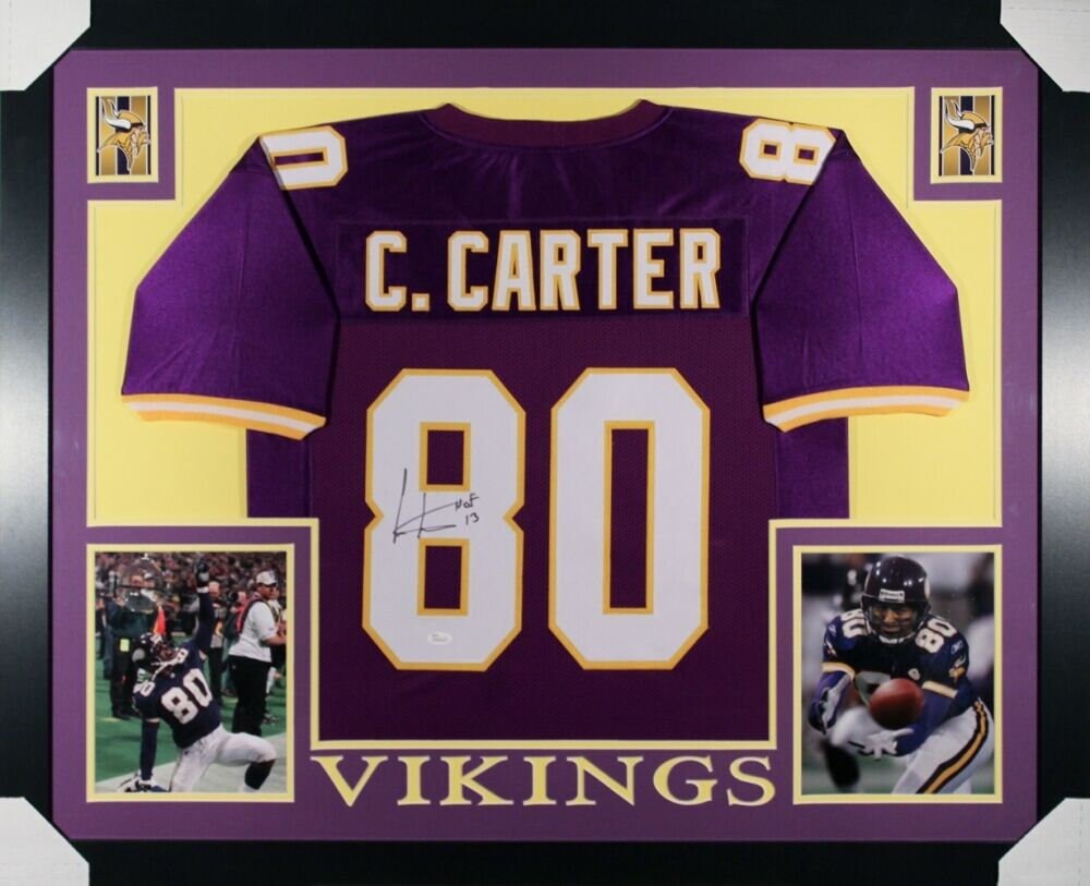 signed vikings jersey