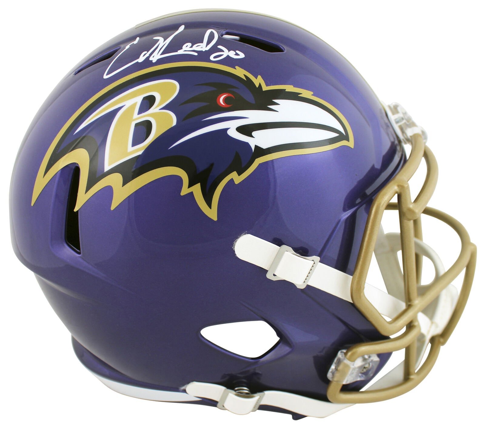 Buy Ed Reed Autographed Signed Baltimore Ravens FS Flash Helmet BECKETT  Online in India - Etsy, image size:1600x1418
