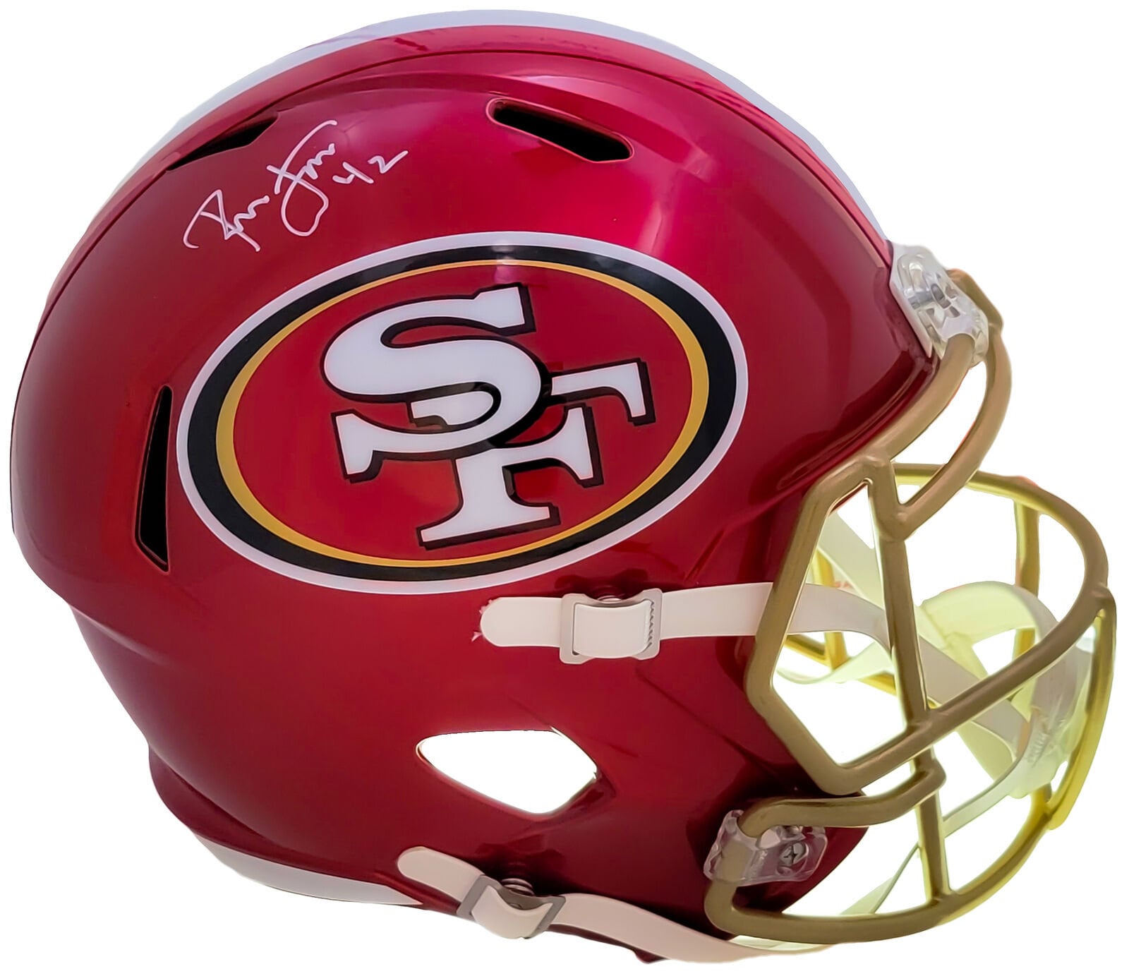 Ronnie Lott Autographed Signed San Francisco 49ers FS Helmet BECKETT - Etsy, image size:1600x1383