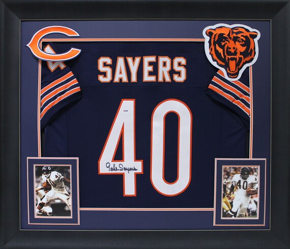 gale sayers autographed jersey