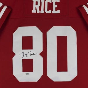Jerry Rice gesigneerde gesigneerde San Francisco 49ers-jersey FANATICS