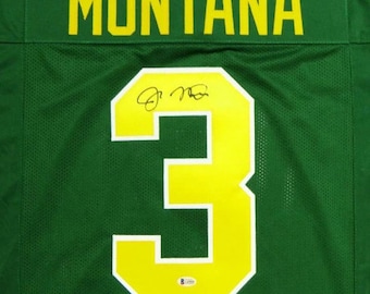 Joe Montana Autographed Signed Notre Dame Fighting Irish Jersey BECKETT COA