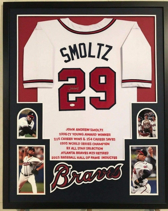 john smoltz autographed jersey