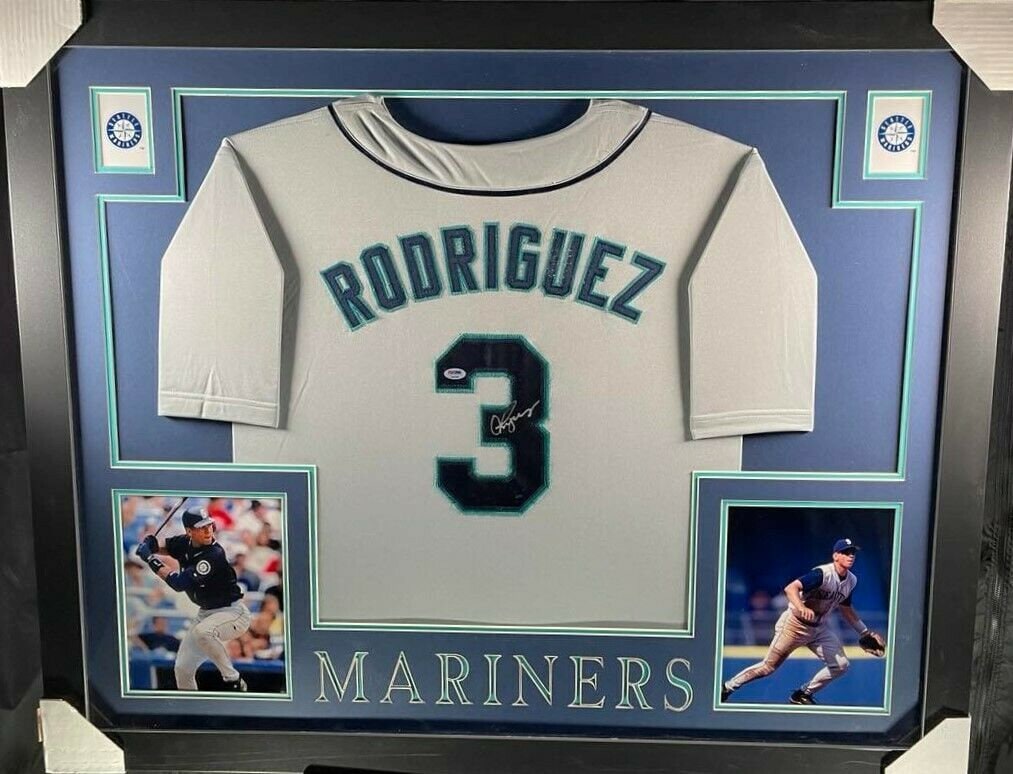Alex Rodriguez Autographed Signed Framed Seattle Mariners