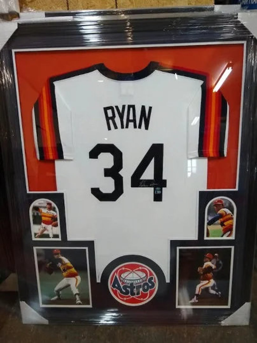 Nolan Ryan Signed Authentic 1989 Houston Astros Game Model Jersey With JSA  COA