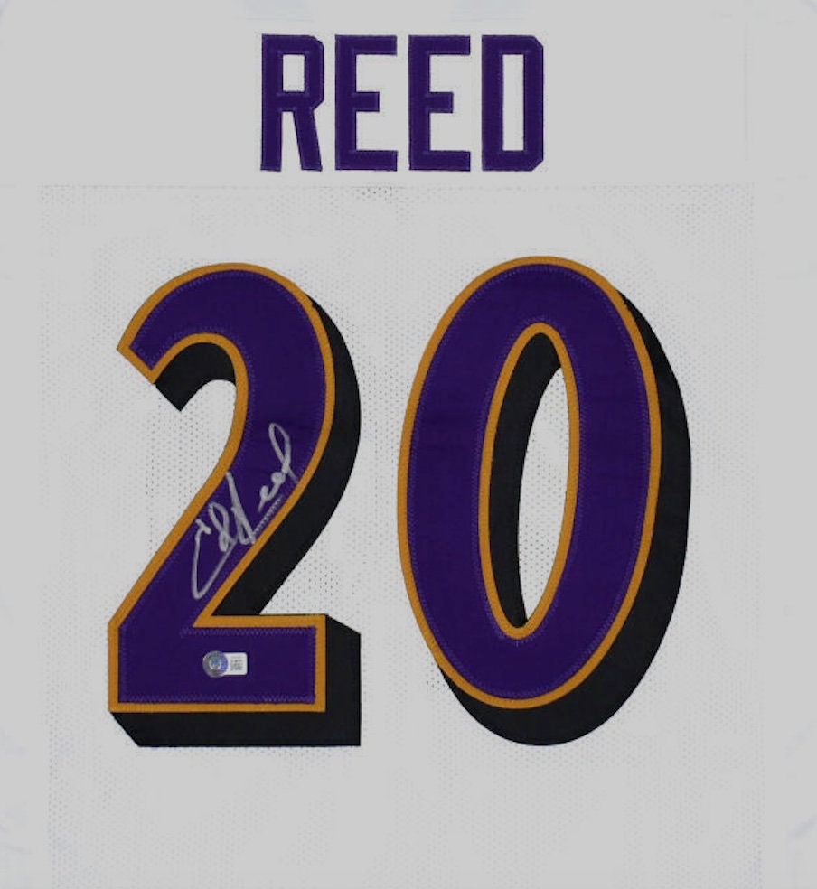 Robert Reed Autograph Example Ed Reed Autographed Signed Baltimore Ravens Jersey BECKETT - Etsy