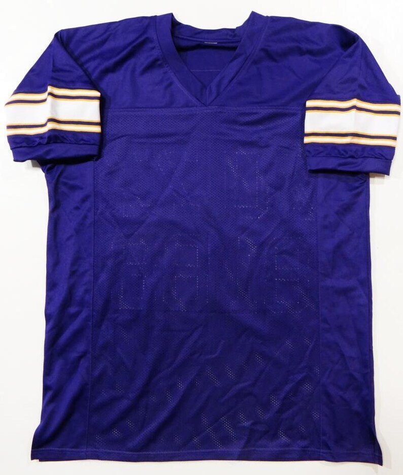 Autographed Signed Minnesota Vikings Jersey JSA Page, Eller, Marshall, Larson Purple People Eaters