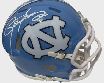 Lawrence Taylor Autographed Signed North Carolina Tar Heels Mini Helmet BECKETT