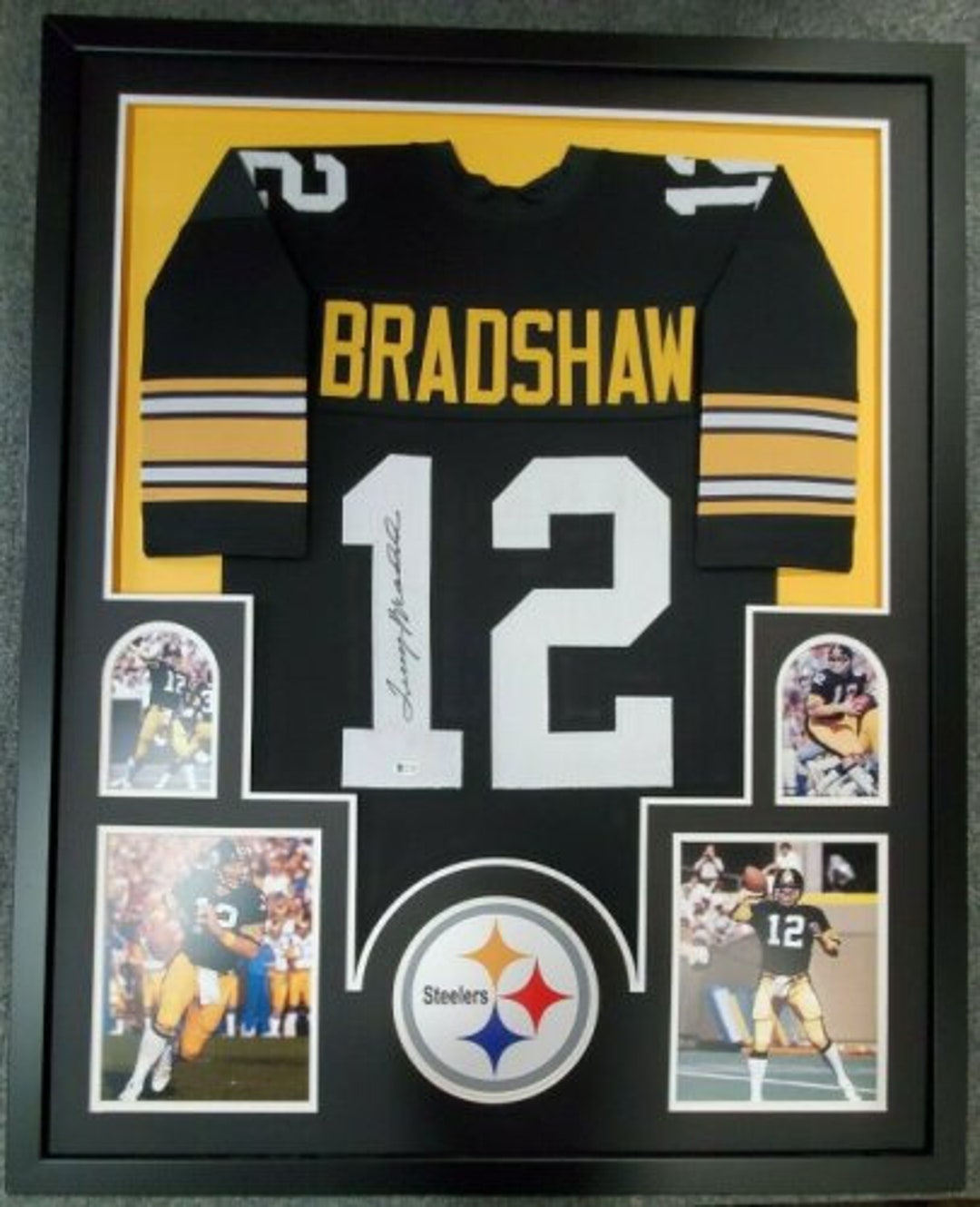 Terry Bradshaw Autographed Signed Framed Pittsburgh Steelers 