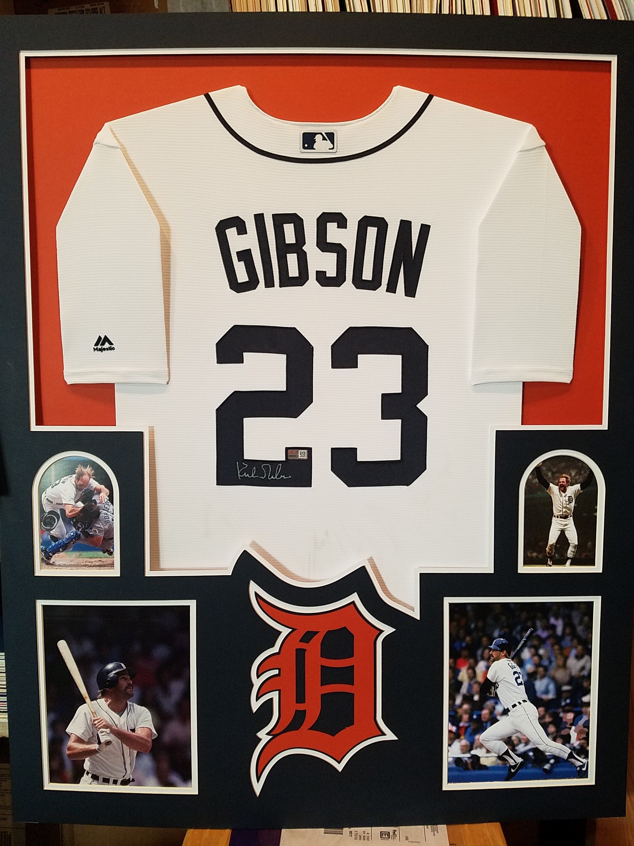 Kirk Gibson Men's Detroit Tigers Throwback Jersey - Blue Authentic