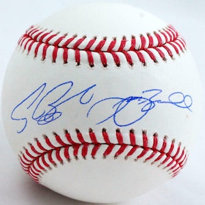 Jeff Bagwell & Craig Biggio Houston Astros Autographed Signed Baseball TRISTAR COA