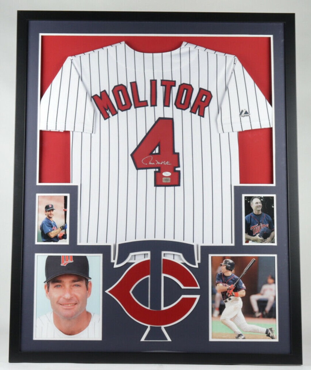 Maillot MLB Minnesota Twins Justin Morneau – Cousu, Taille L, Homme, Bleu, Occasion