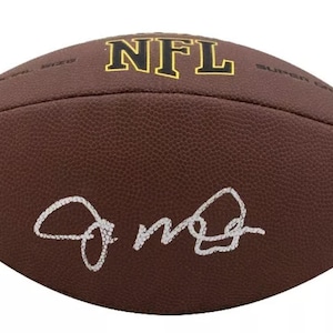 Joe Montana San Francisco 49ers Autographed Signed Football JSA COA