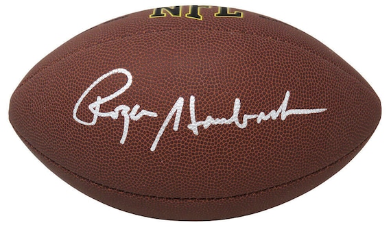 Roger staubach 2025 signed football