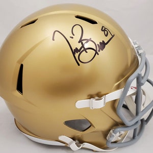Tim Brown Autographed Signed Notre Dame Fighting Irish FS Helmet BECKETT COA