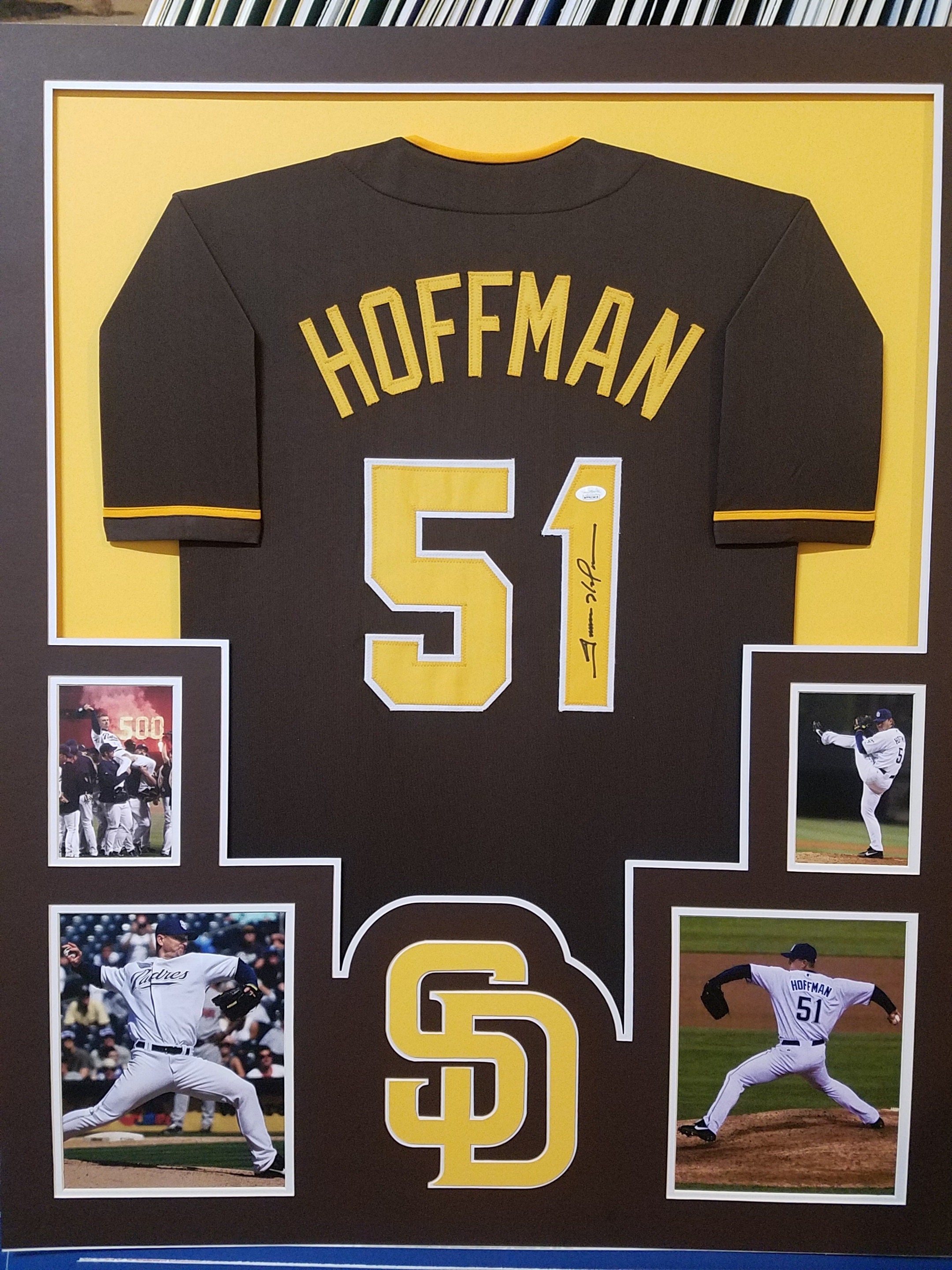 Trevor Hoffman Autographed Signed San Diego Padres Framed 