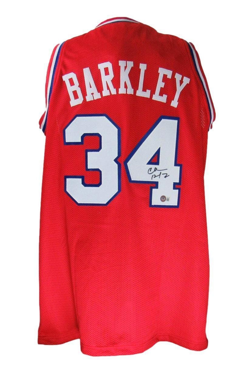 Charles Barkley Signed 76ers Jersey (JSA)