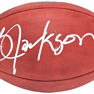 Bo Jackson Oakland Raiders Autographed Signed Football BECKETT