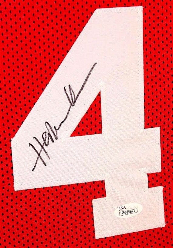Hakeem Olajuwon Autographed Houston Rockets Mitchell & Ness