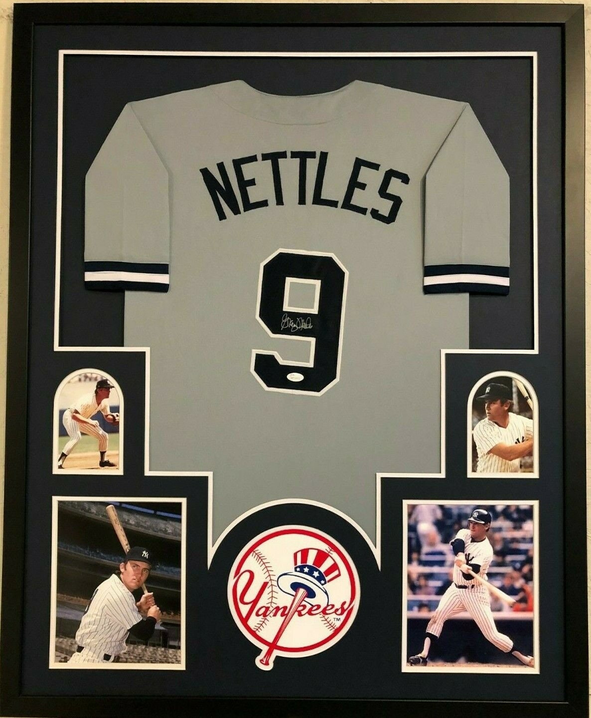 Graig Nettles New York Yankees Signed Autographed Gray Custom