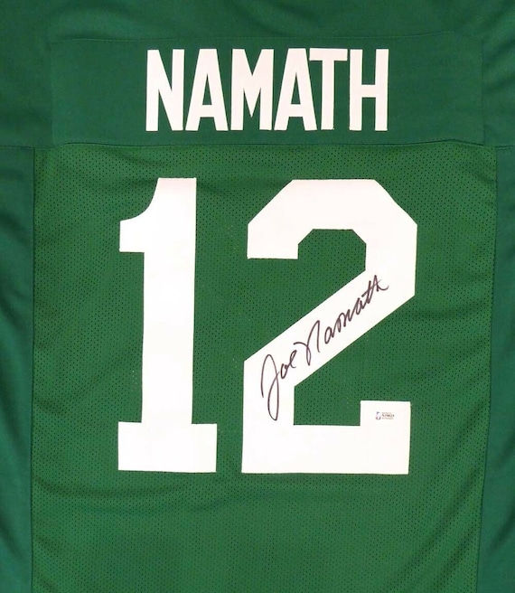 joe namath jets jersey