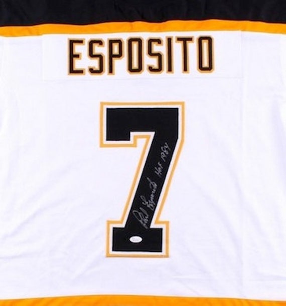 autographed bruins jersey