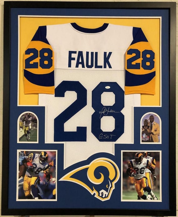 Marshall faulk signed jersey sales