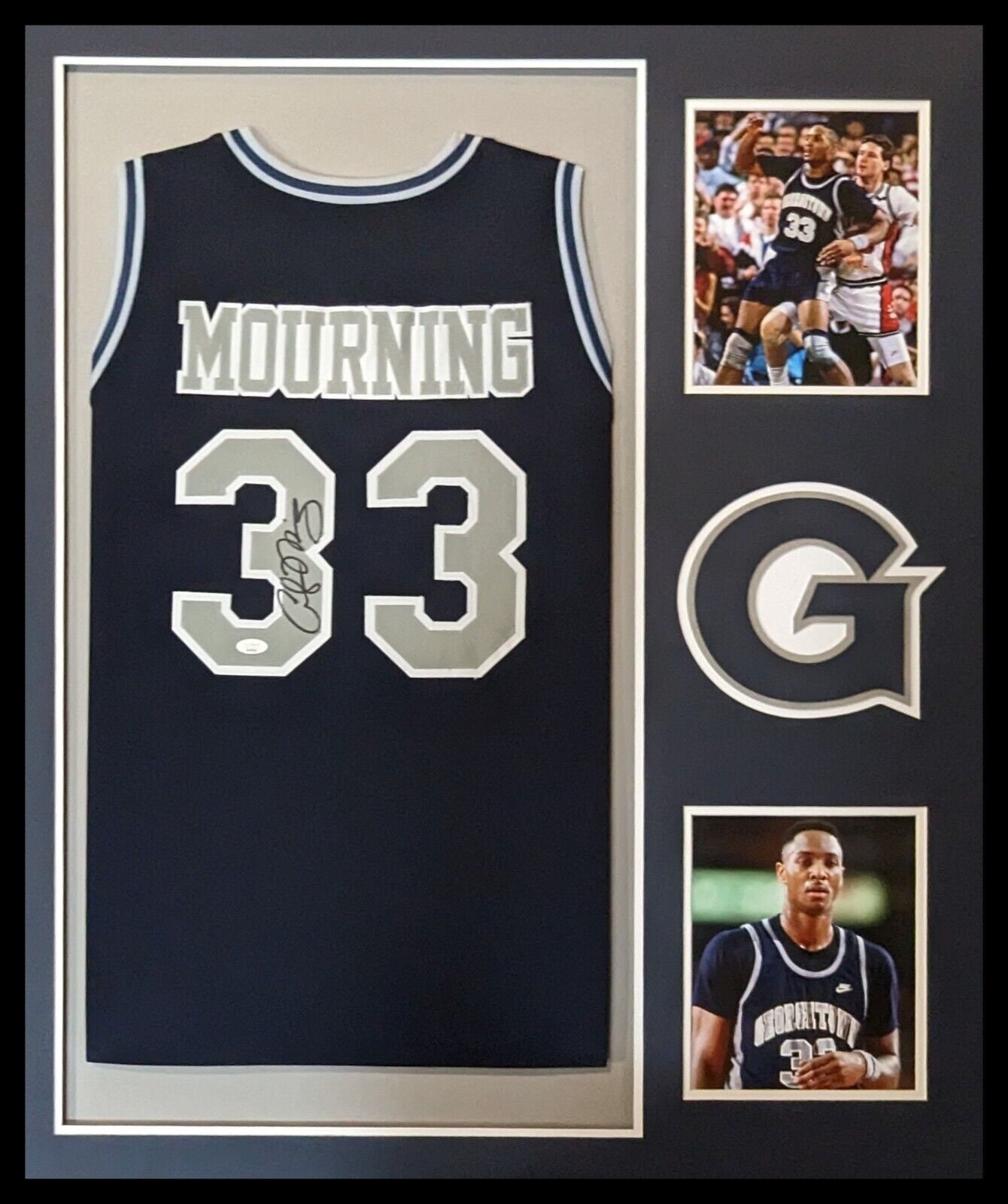 NCAA Basketball Jersey Georgetown Hoyas Gray #33 Patrick Ewing