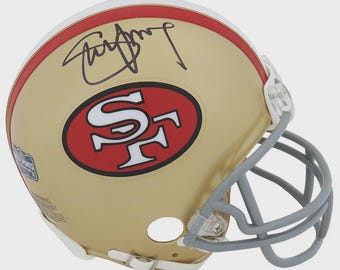 Steve Young Autographed Signed San Francisco 49ers Mini Helmet Schwartz COA