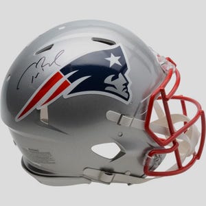 Tom Brady Autographed Signed New England Patriots Full Size Proline Helmet FANATICS