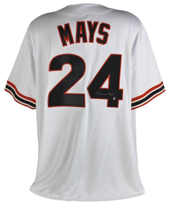 willie mays jersey number