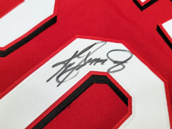Official Cincinnati reds ken griffey jr. retro script signature