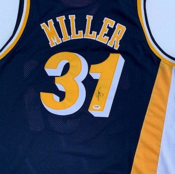 reggie miller signed jersey