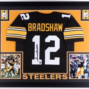 terry bradshaw autographed jersey