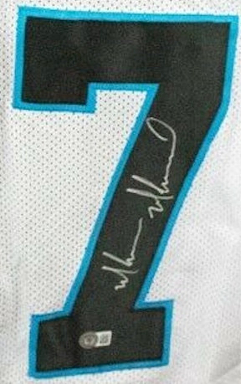 Muhsin Muhammad Autographed Signed Framed Carolina Panthers Jersey