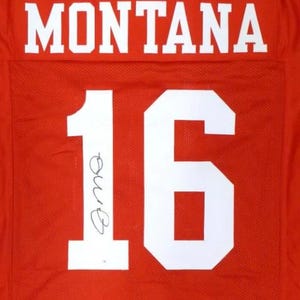 Joe Montana Autographed Signed San Francisco 49ers Jersey BECKETT
