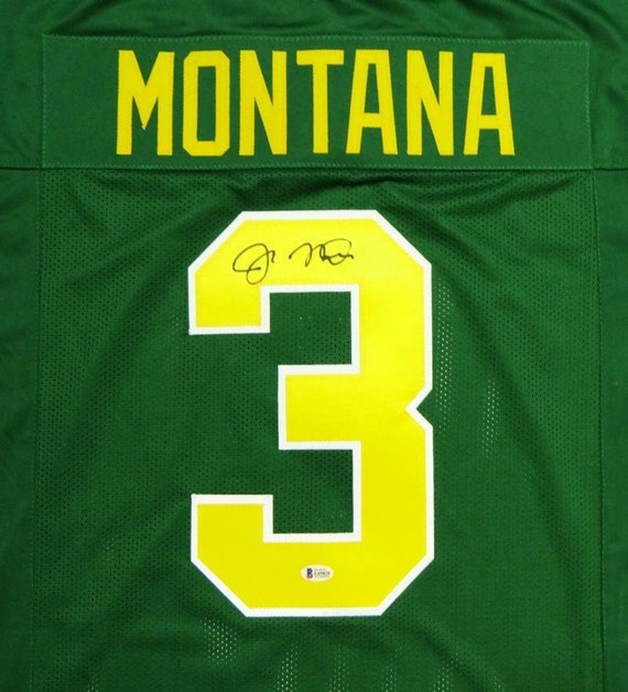 joe montana signed notre dame jersey