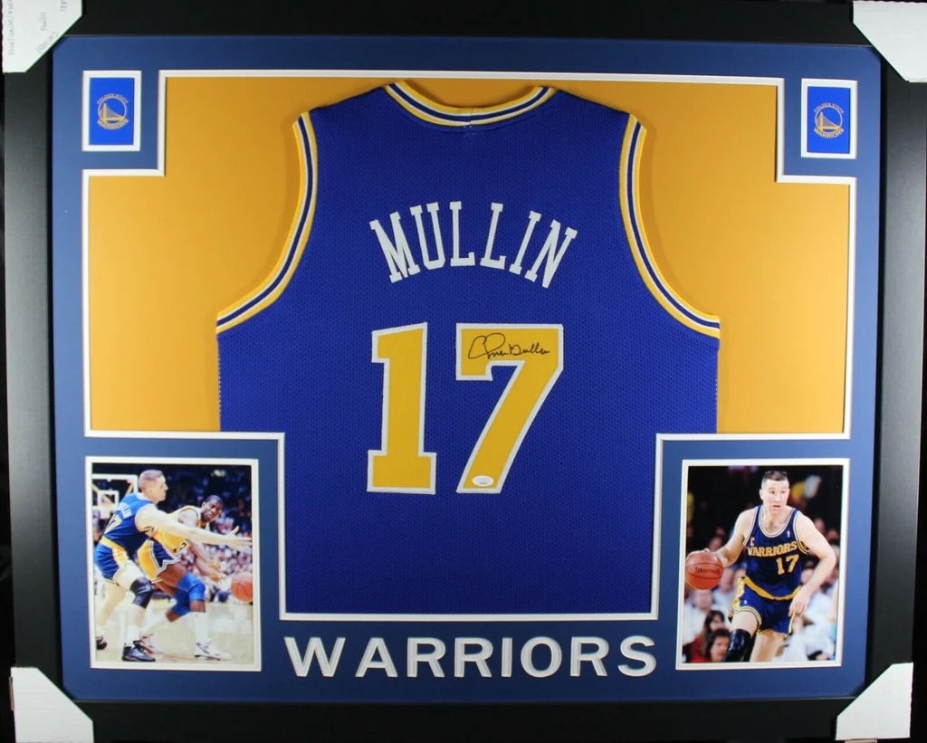 Framed Facsimile Autographed Stephen Steph Curry 33x42 Golden