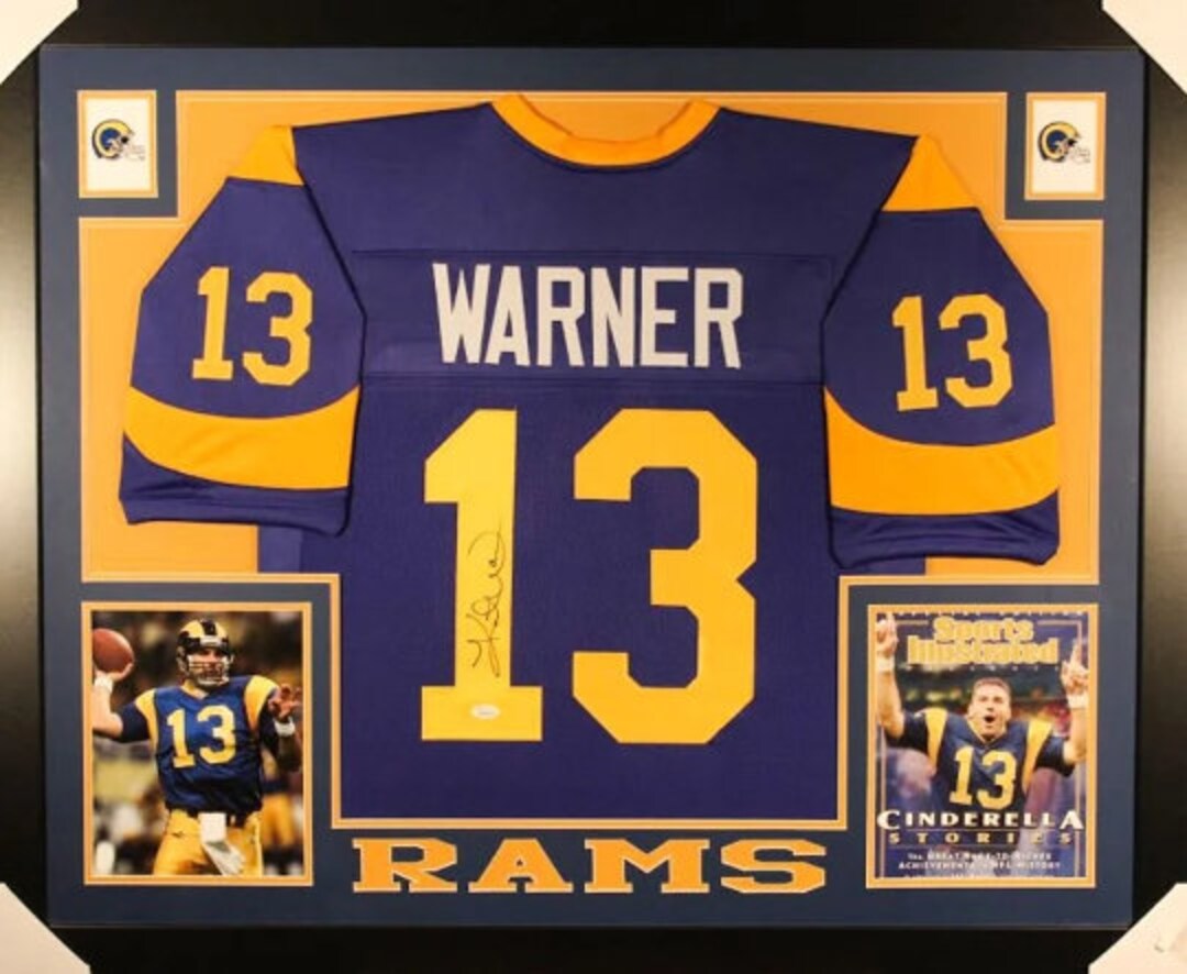 rams autographed jersey