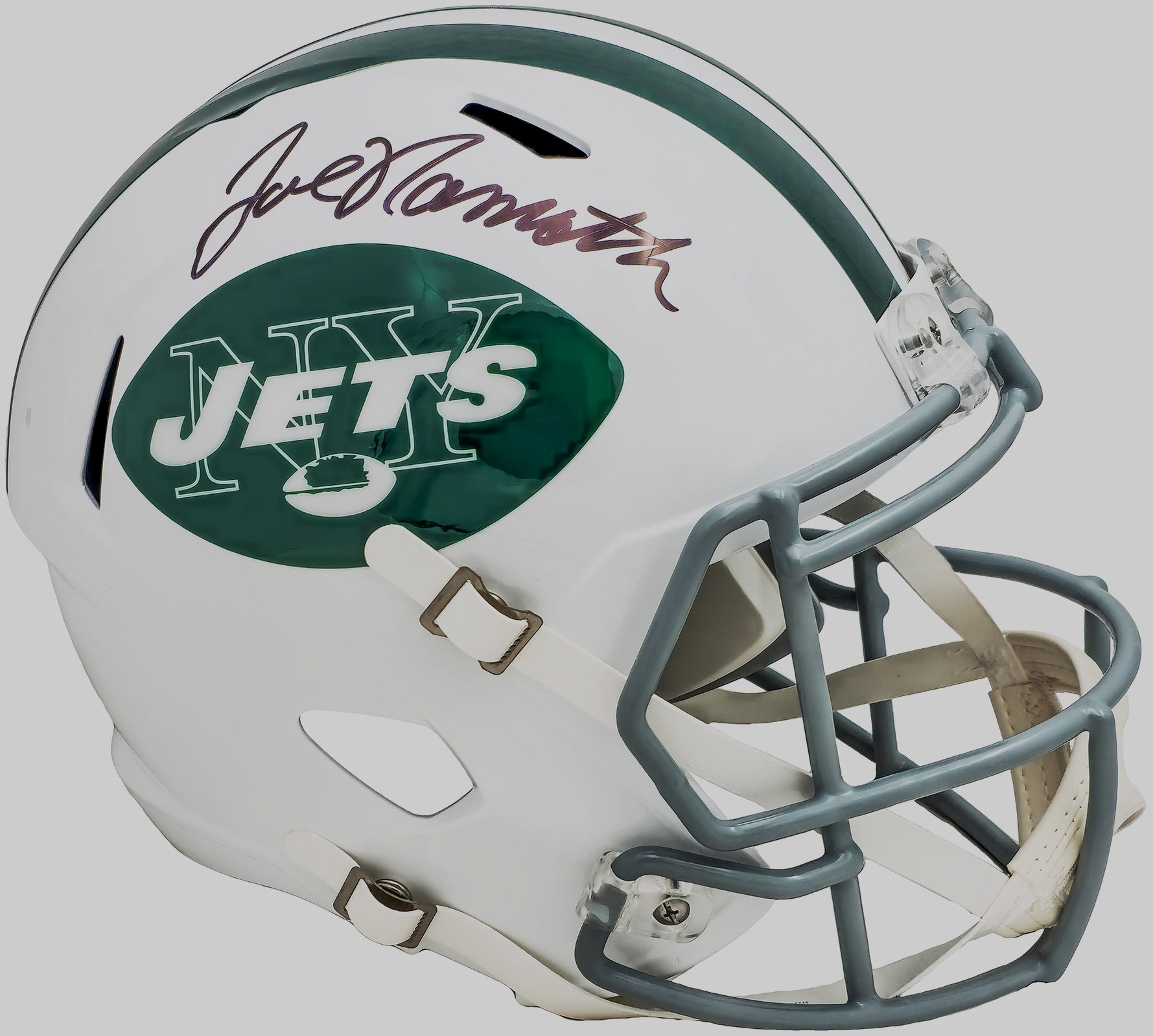 JOE NAMATH  New York Jets 1970's Away Wilson Throwback NFL