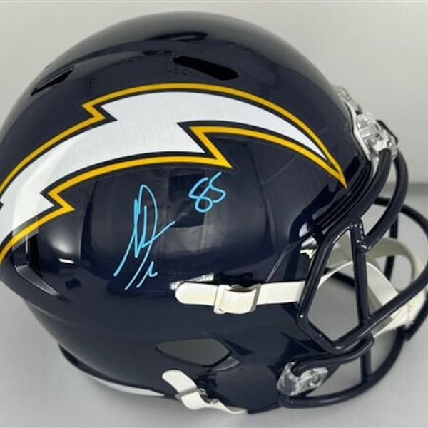 Antonio Gates Autographed Signed San Diego Chargers FS Helmet JSA COA
