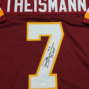 Joe Theismann gesigneerde gesigneerde Washington Jersey JSA