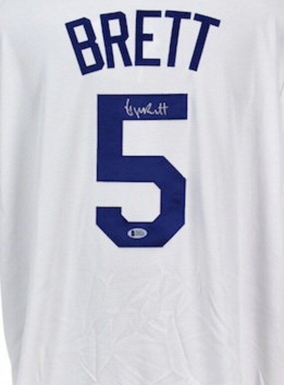 george brett autographed jersey